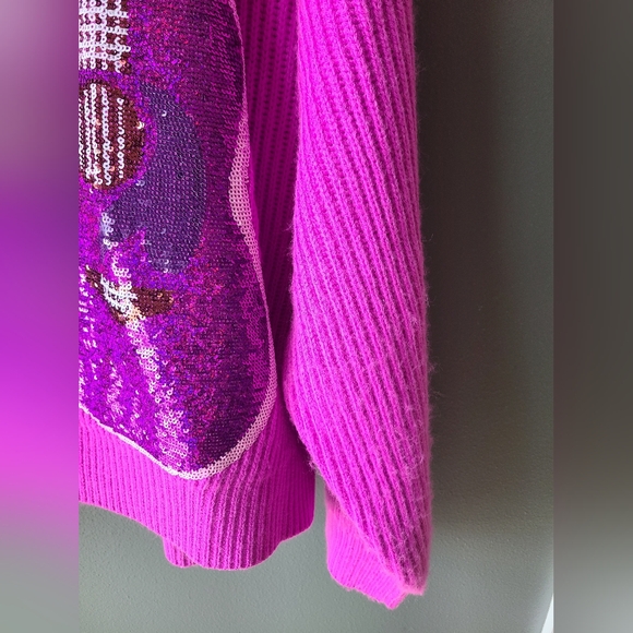 Queen Of Sparkles Guitar Cardigan, Size Large - Picture 3 of 8